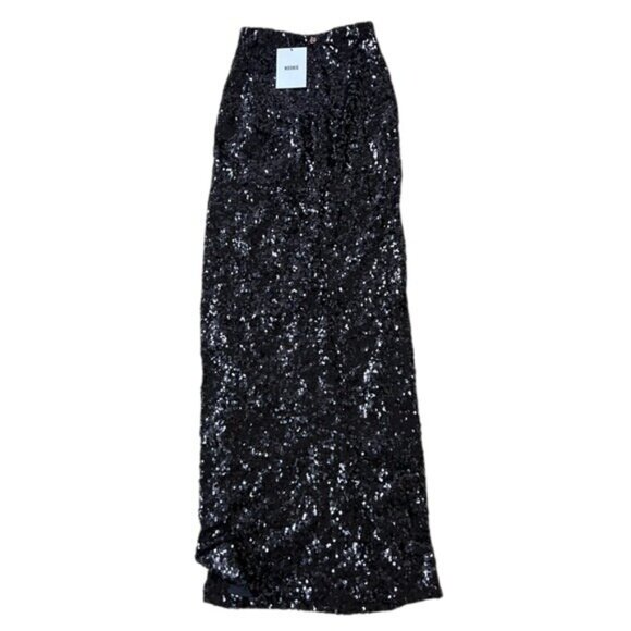 Nookie Smoke Show Skirt in Black Sequin - Picture 6 of 9